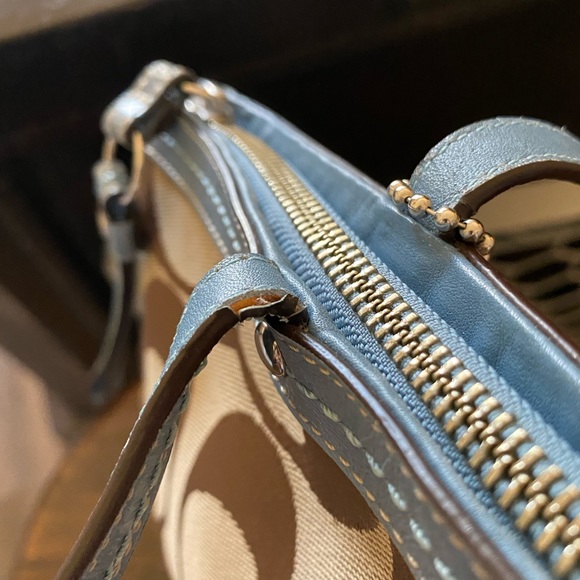 👜 Coach tote with canvas/leather trim. GUC. - Picture 7 of 7